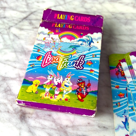 Lisa Frank | Toys | Vintage 9s Lisa Frank Playing Cards Collectible ...